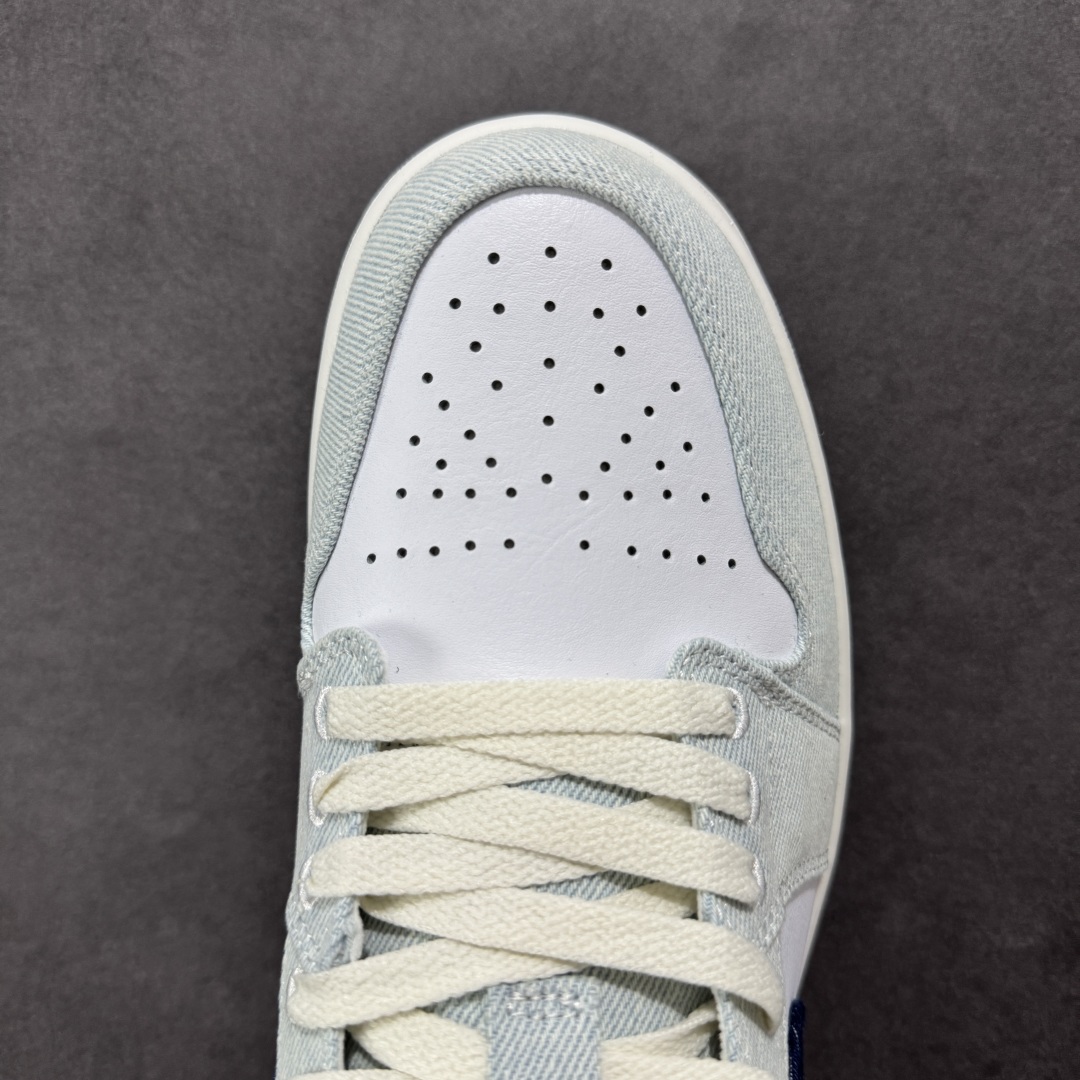 图片[8]-【小dt版本】Air Jordan AJ1 Low 低帮 白蓝牛仔 IH0648-141 全新流水线出品 DT版本唯一平替选择 市场第二梯队最强版 全部原鞋开发 原楦原纸板开发 全鞋电脑针车 原厂内置全掌气垫 原盒内在原标 唯一Zp原版鞋带绑法 免检产品 全新2022版型 全头层皮料 完美零毛边处理 原厂配置全掌气垫 价格定位良心 尺码：36 36.5 37.5 38 38.5 39 40 40.5 41 42 42.5 43 44 44.5 45 46-选品中心