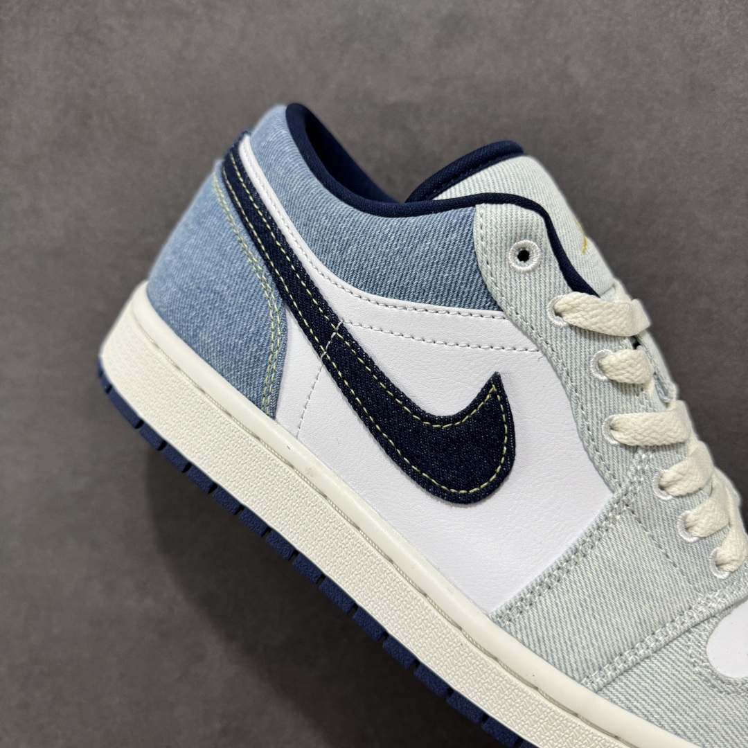 图片[6]-【小dt版本】Air Jordan AJ1 Low 低帮 白蓝牛仔 IH0648-141 全新流水线出品 DT版本唯一平替选择 市场第二梯队最强版 全部原鞋开发 原楦原纸板开发 全鞋电脑针车 原厂内置全掌气垫 原盒内在原标 唯一Zp原版鞋带绑法 免检产品 全新2022版型 全头层皮料 完美零毛边处理 原厂配置全掌气垫 价格定位良心 尺码：36 36.5 37.5 38 38.5 39 40 40.5 41 42 42.5 43 44 44.5 45 46-选品中心