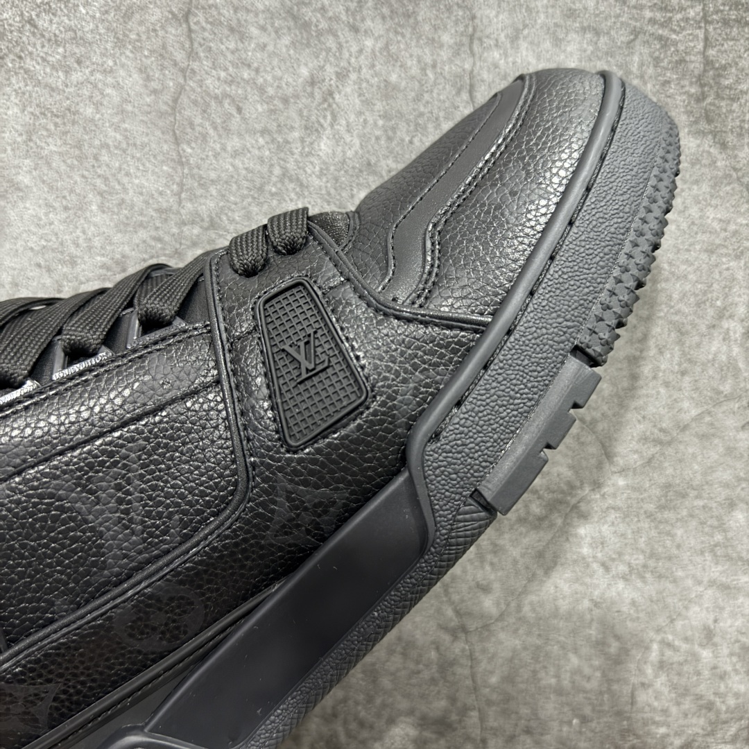 580 佛山顶级超A版Louis Vuitton LV Trainer系列 黑色暗花