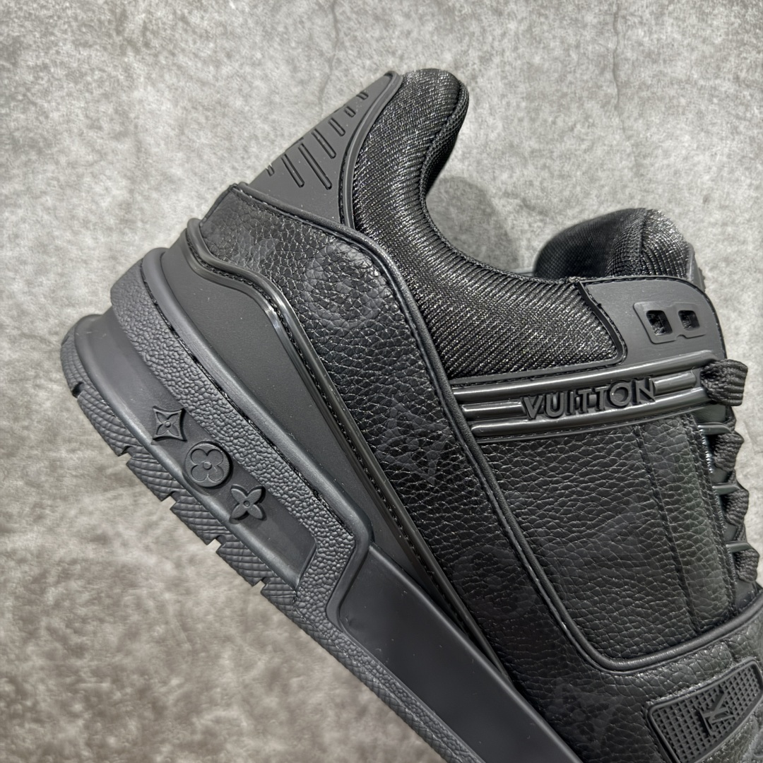 580 佛山顶级超A版Louis Vuitton LV Trainer系列 黑色暗花