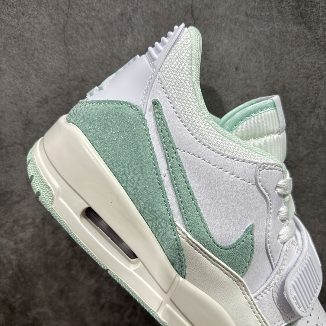 纯原N版Air Jordan Legacy AJ312 Low 低帮复古篮球鞋 白绿 FQ7827-103