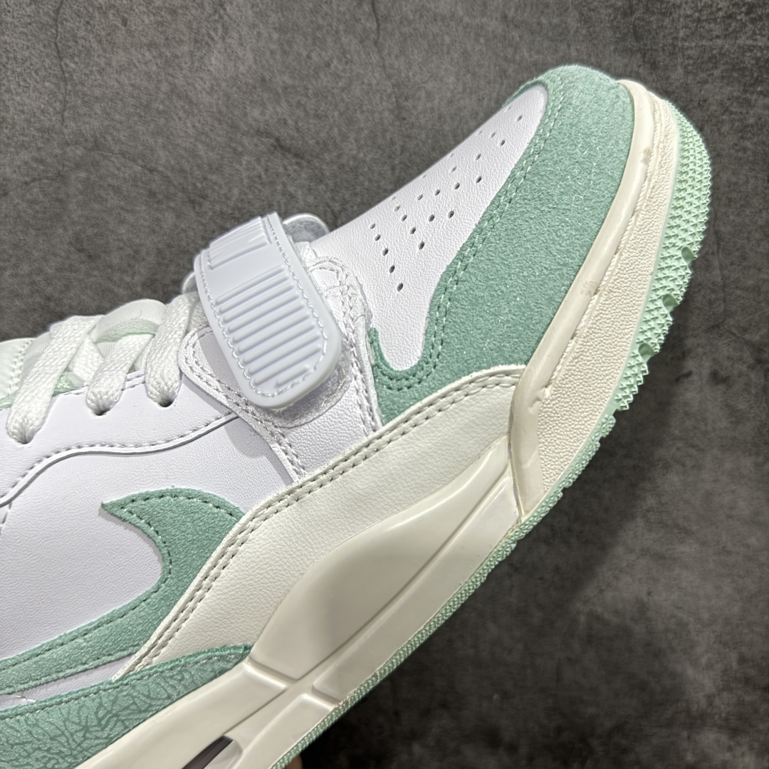 纯原N版Air Jordan Legacy AJ312 Low 低帮复古篮球鞋 白绿 FQ7827-103
