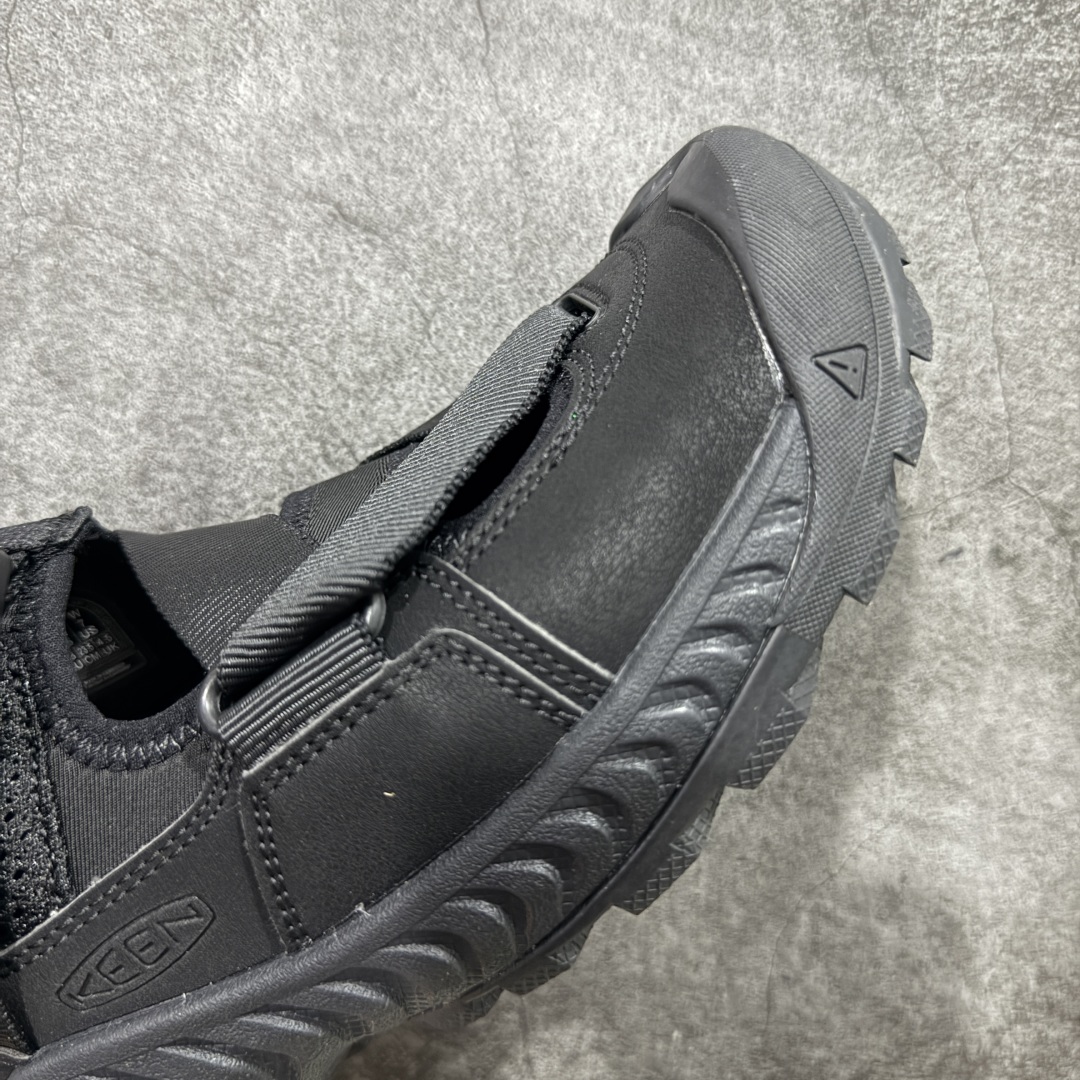 图片[6]-【绿x版】KEEN Hoodzerra SANDAL 百搭舒适 耐磨透气 低帮 生活休闲鞋 男女同款 黑色 科恩日系街头魔术扣夏日休闲凉鞋 1030481  官网一致包装 原版鞋垫舒适度一级棒 回弹好 牛皮鞋身的包裹性hin好，透气舒适  徒步登山 citywalk选它准没错，鞋底足够软，回弹性不错  尺码：36 36.5 37.5 38 38.5 39 39.5 40-选品中心