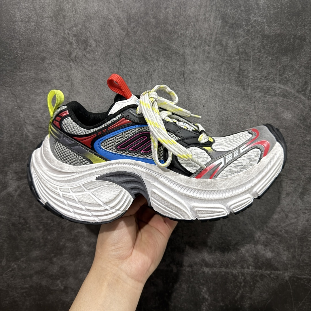 【XA纯原】BALENCIAGA 6XL Sneakers
巴黎世家15代 网布系带低帮走秀复古老