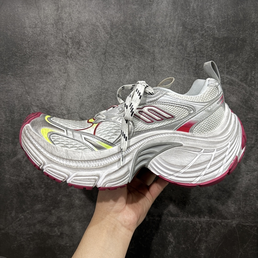 【XA纯原】BALENCIAGA 6XL Sneakers
巴黎世家15代 网布系带低帮走秀复古老