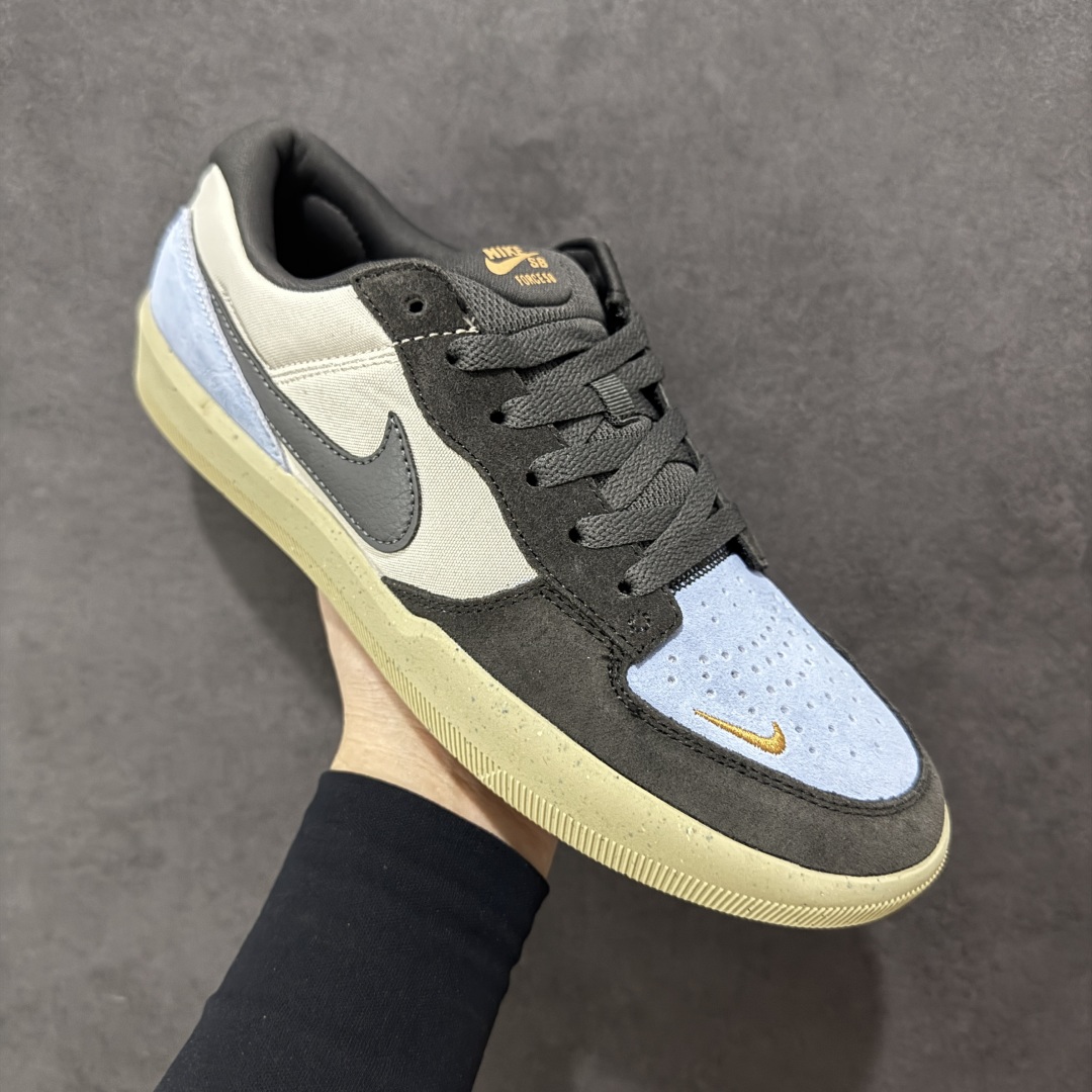 图片[3]-【纯原版】NK SB Force 58 空军58系列低帮休闲运动滑板板鞋 DV5477-102 市面最高版出货 区别市场通货便宜版本 质感细节 中底鞋垫都不一样 欢迎对比 鞋面由帆布和麂皮拼接 层次感丰富 搭配硫化外底 耐磨耐穿 鞋舌及中底后跟处饰有SB Logo 表明鞋款身份 采用包边设计 经久耐穿 硫化结构则有效提升灵活性 穿上这款全新推出的创意力作 助你耀动街头 尺码：36 36.5 37.5 38 38.5 39 40 40.5 41 42 42.5 43 44 45-选品中心