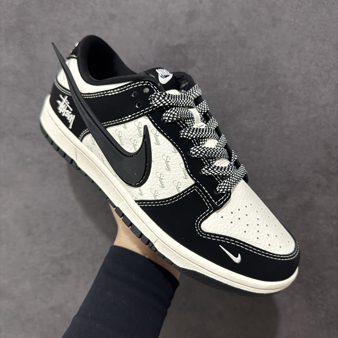 定制版Nike SB Dunk Low x Stussy 黑白小钩 XX2025-358
