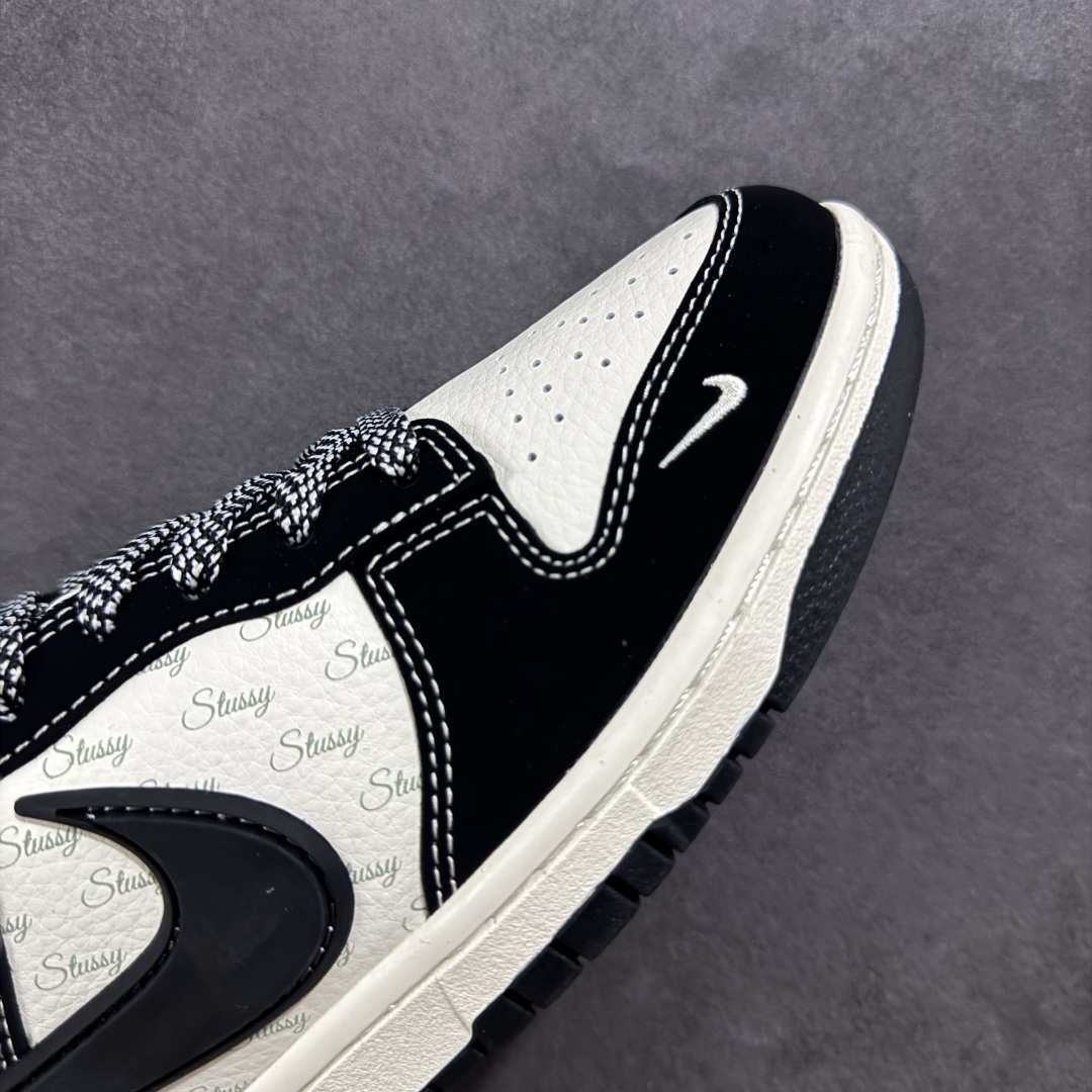定制版Nike SB Dunk Low x Stussy 黑白小钩 XX2025-358