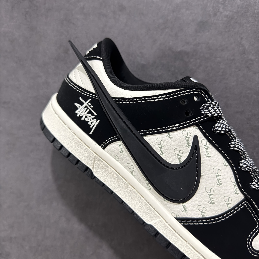 定制版Nike SB Dunk Low x Stussy 黑白小钩 XX2025-358