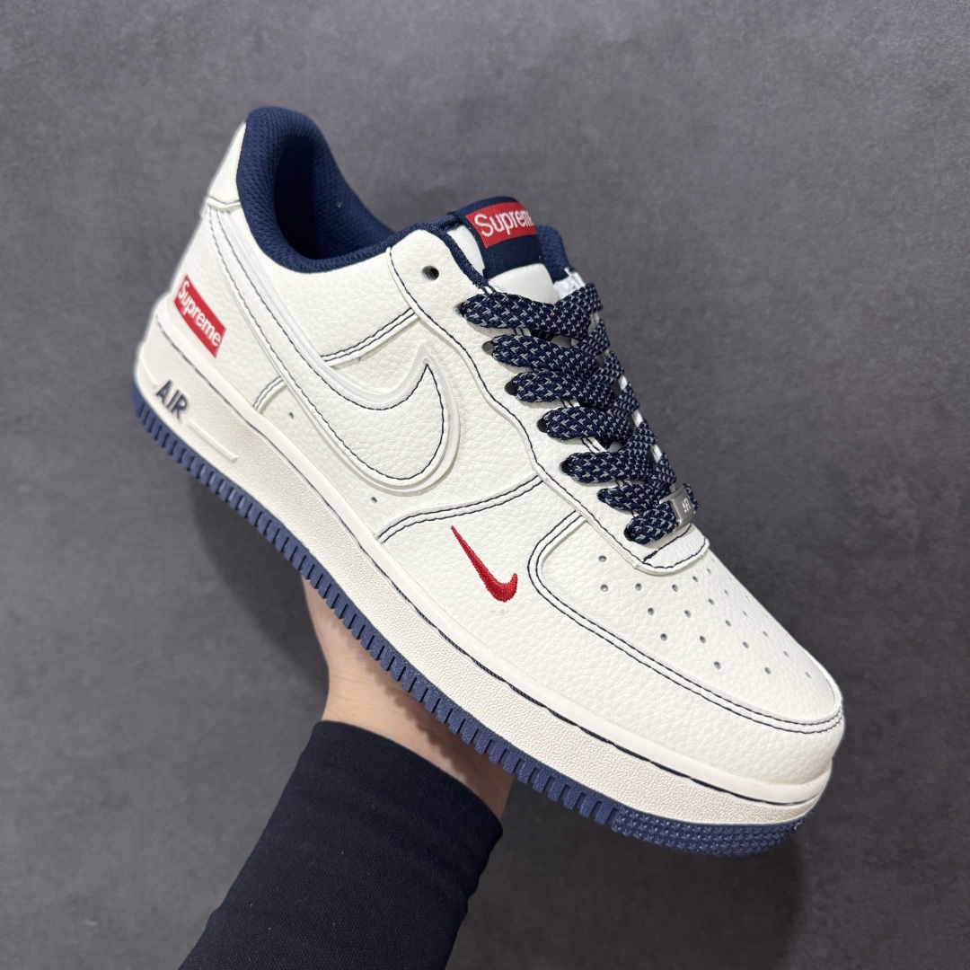 NIke Air Force 1 '07 Low “Supreme联名——蓝线蓝底”空军一号 低帮 运动鞋 休闲鞋 HH7518-074