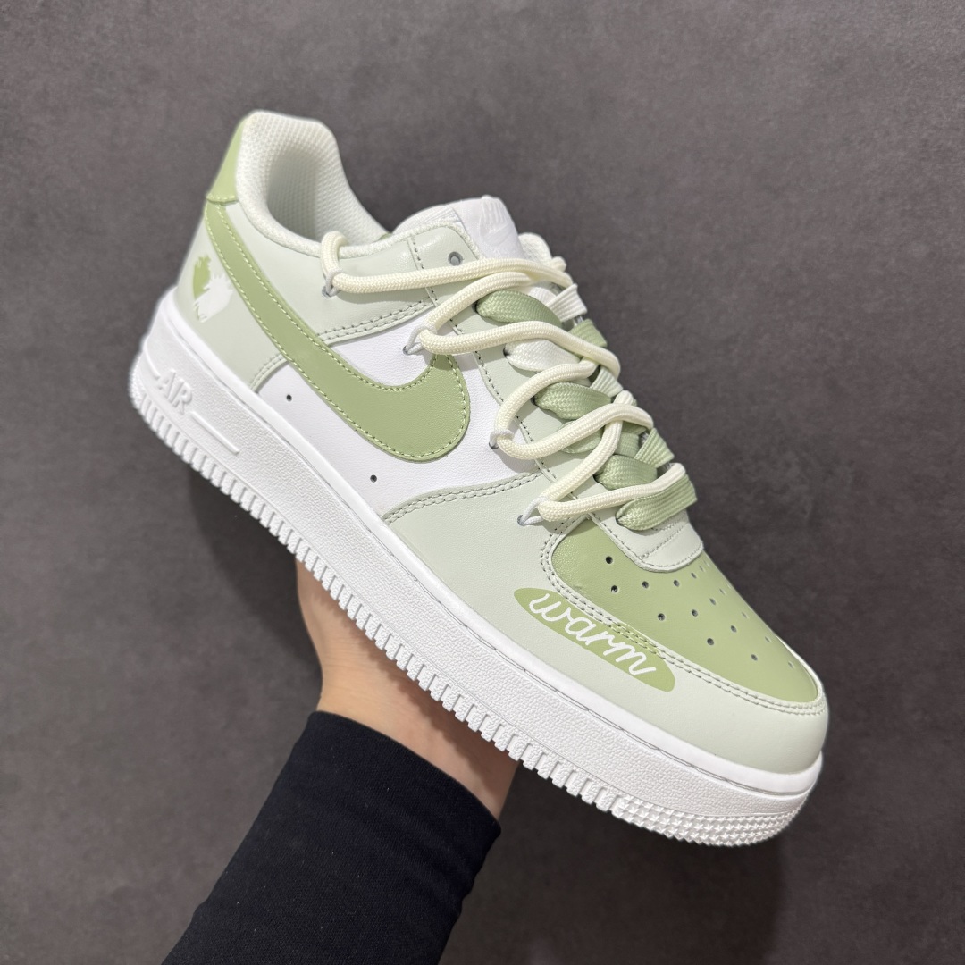 Nike Air Force 1 “Green Love”空军一号定制低帮板鞋 DH2920-111
