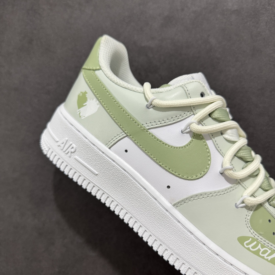 Nike Air Force 1 “Green Love”空军一号定制低帮板鞋 DH2920-111