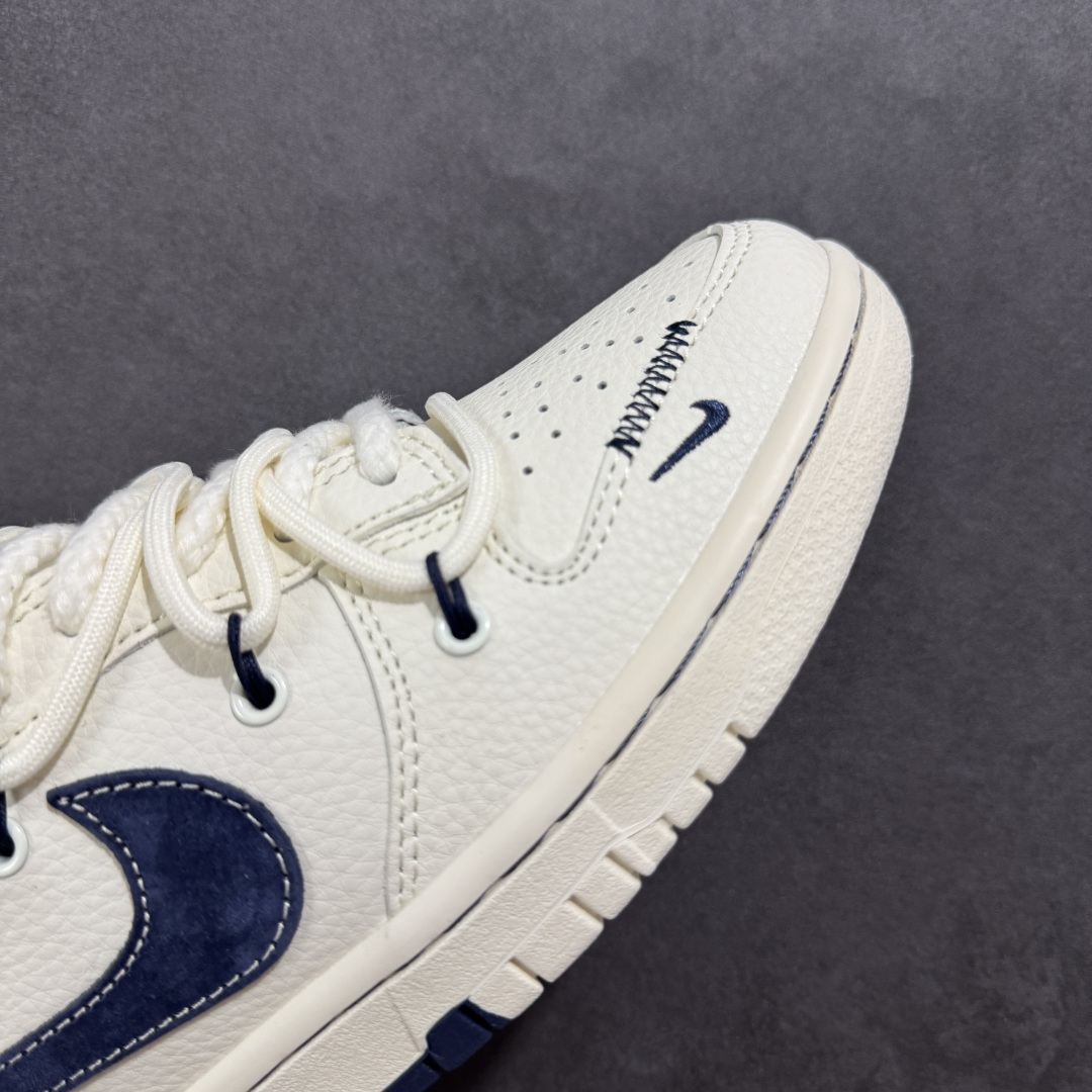 定制版Nike SB Dunk Low Sup系列 绑带米白藏蓝勾 周年高端定制 低帮休闲板鞋 YX5066-279