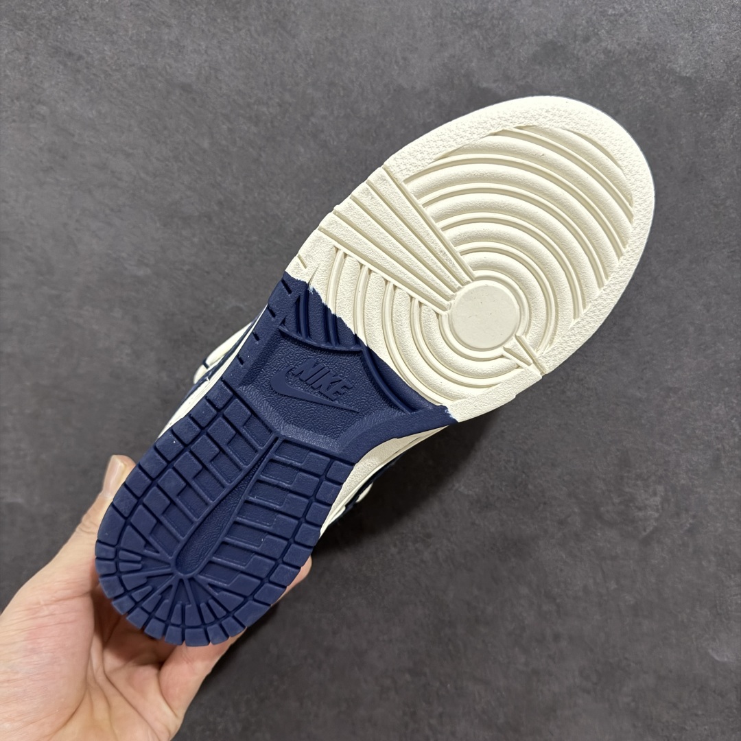 定制版Nike SB Dunk Low Sup系列 绑带米白藏蓝勾 周年高端定制 低帮休闲板鞋 YX5066-279