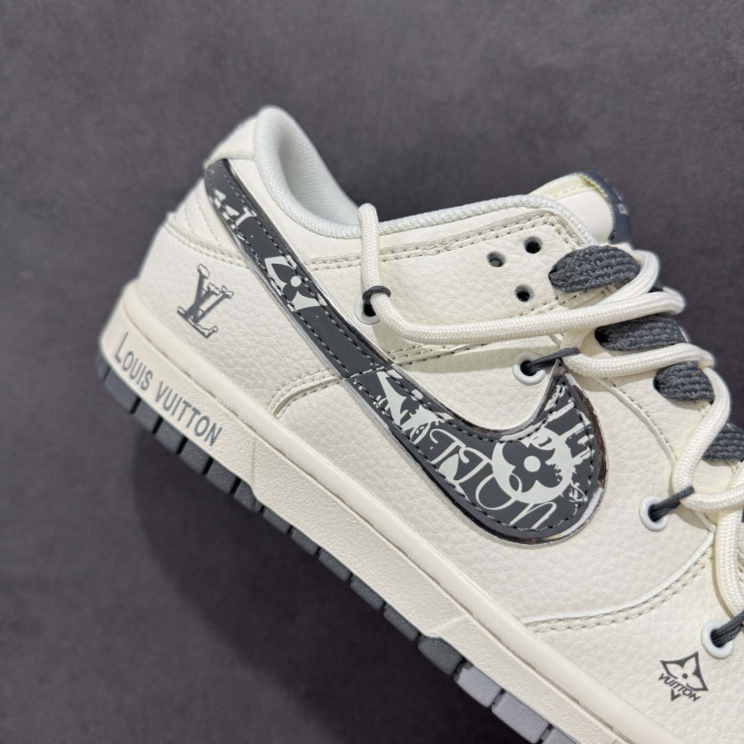 Nike SB Dunk Low“LV系列——绑带涂鸦灰勾” 周年高端定制 低帮休闲板鞋 DM6868-082