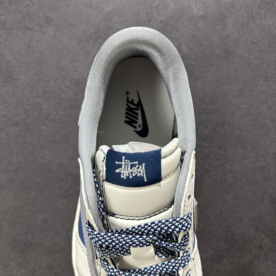 定制版Air Jordan 1 Low 定制配色 Stussy联名 乔1 AJ1经典倒钩低帮休闲百搭板鞋 ZH2598-245