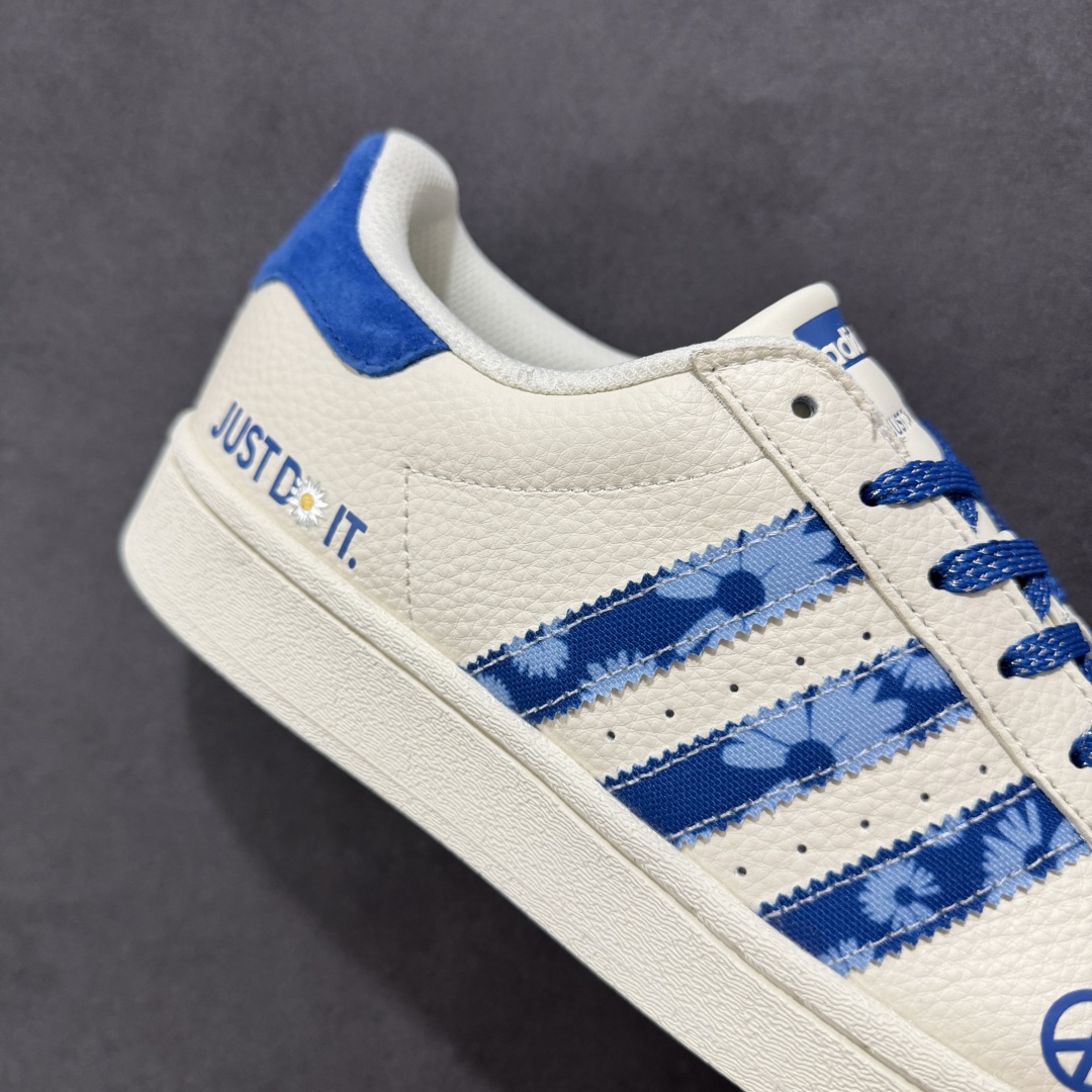 定制版AD Originals Superstar x Nike x Peaceminusone 白蓝 AD0003