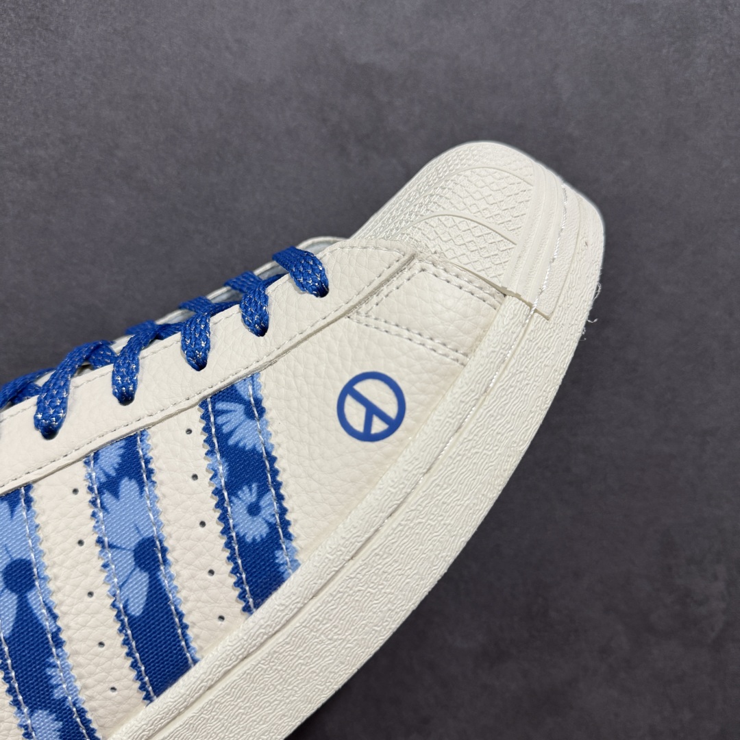 定制版AD Originals Superstar x Nike x Peaceminusone 白蓝 AD0003