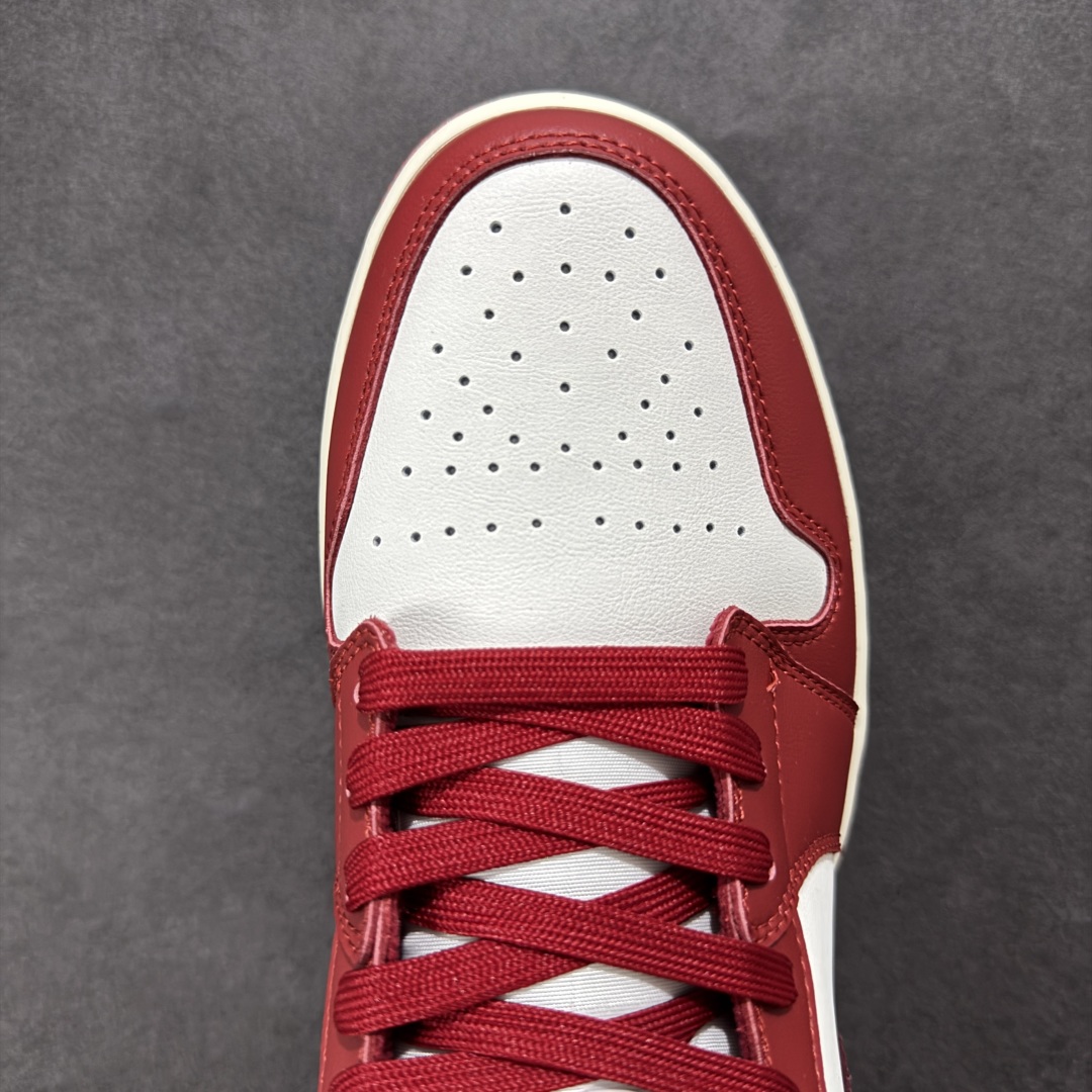 纯原K版Air Jordan AJ1 Mid 中帮 白红 HJ9337-106
