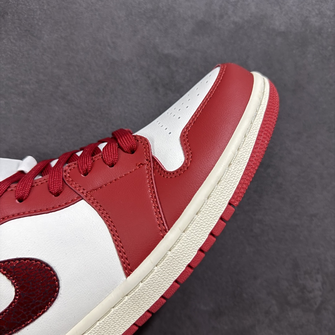 纯原K版Air Jordan AJ1 Mid 中帮 白红 HJ9337-106