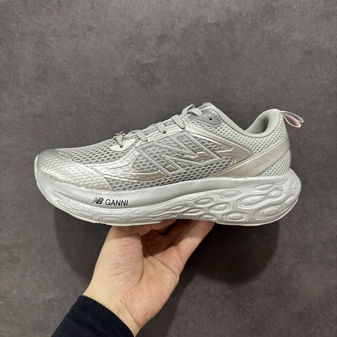 220 GANNI x New Balance NB Fresh Foam Trainer 联名舒适百搭防滑耐磨低帮跑步鞋