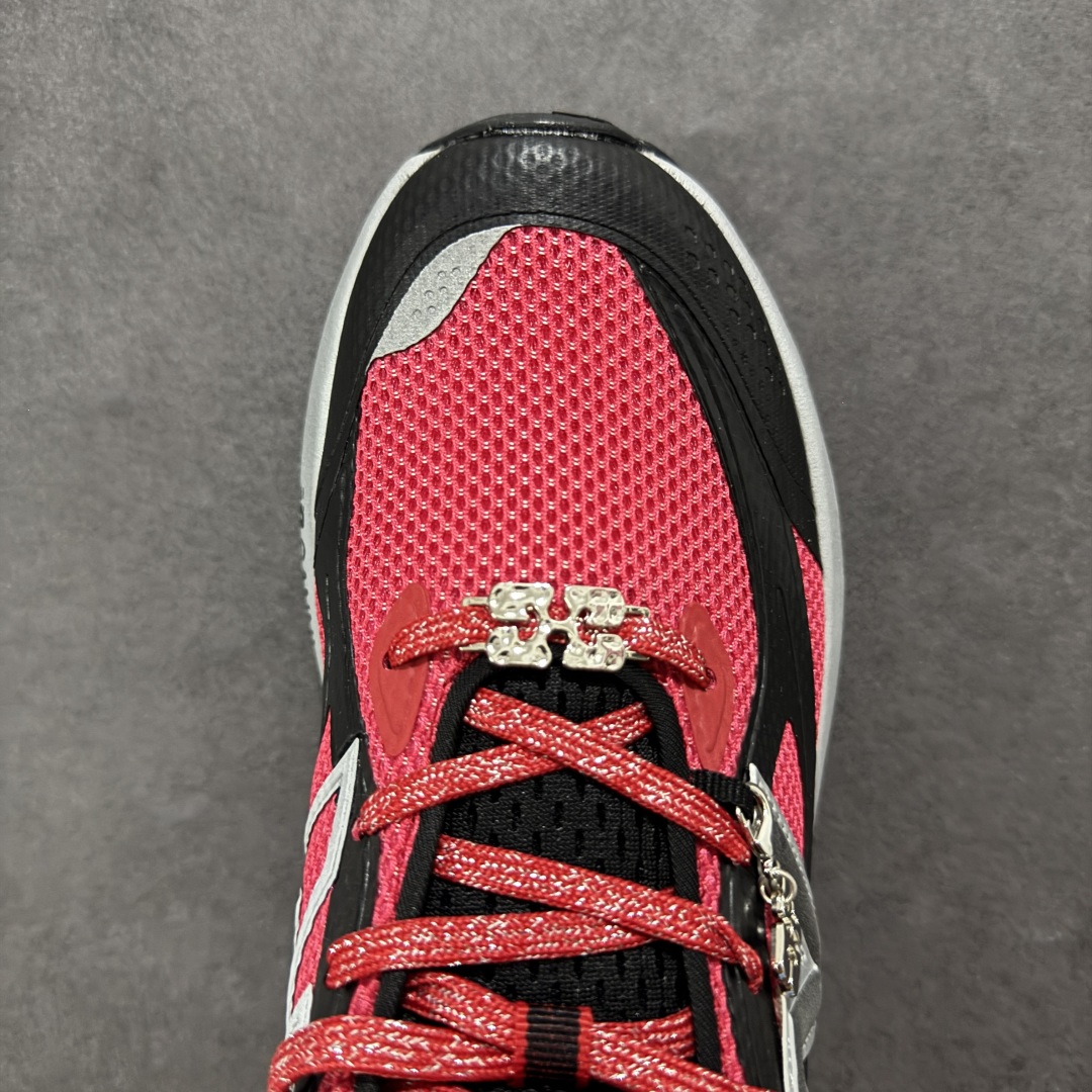 GANNI x New Balance NB Fresh Foam Trainer 联名舒适百搭防滑耐磨低帮跑步鞋 黑红白