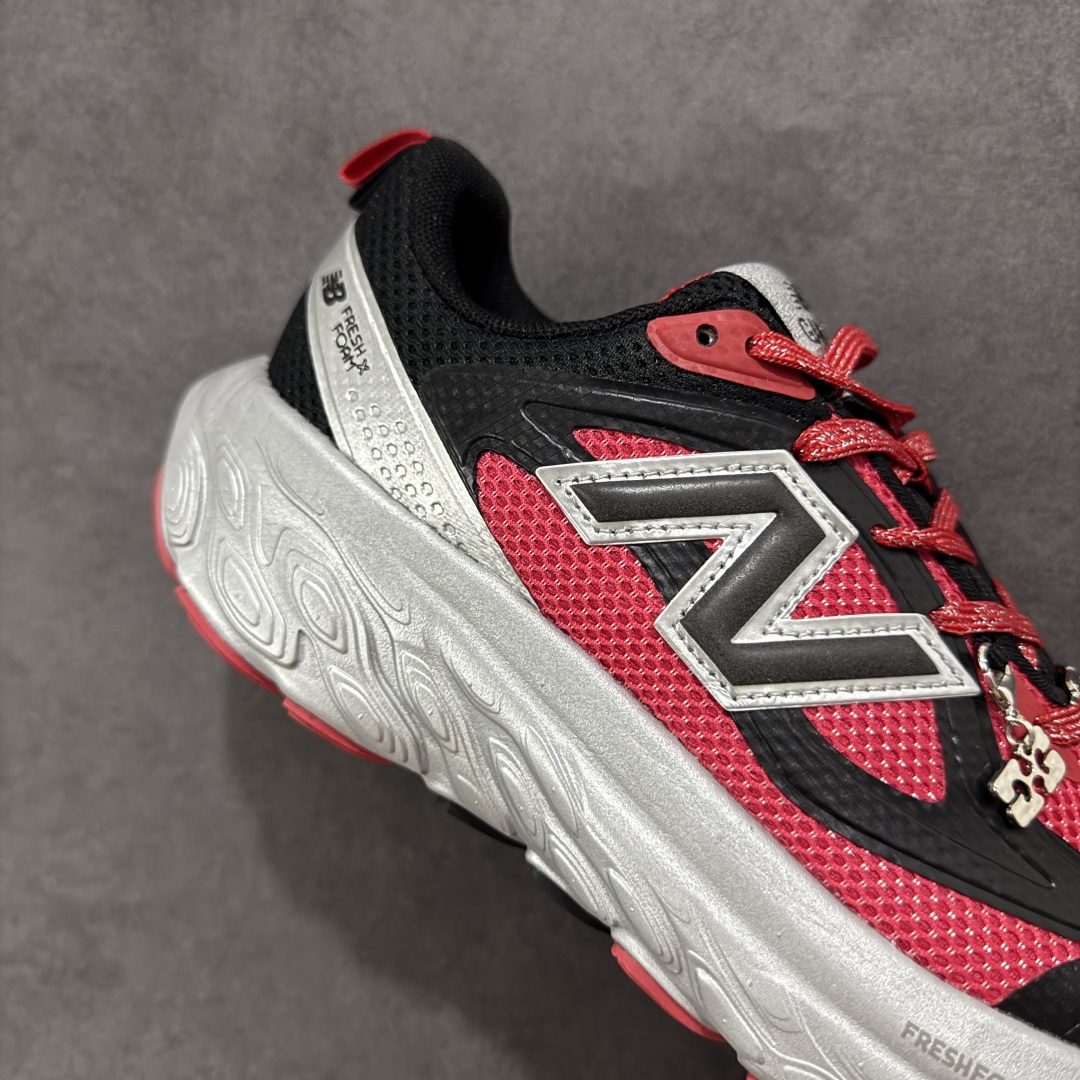 GANNI x New Balance NB Fresh Foam Trainer 联名舒适百搭防滑耐磨低帮跑步鞋 黑红白
