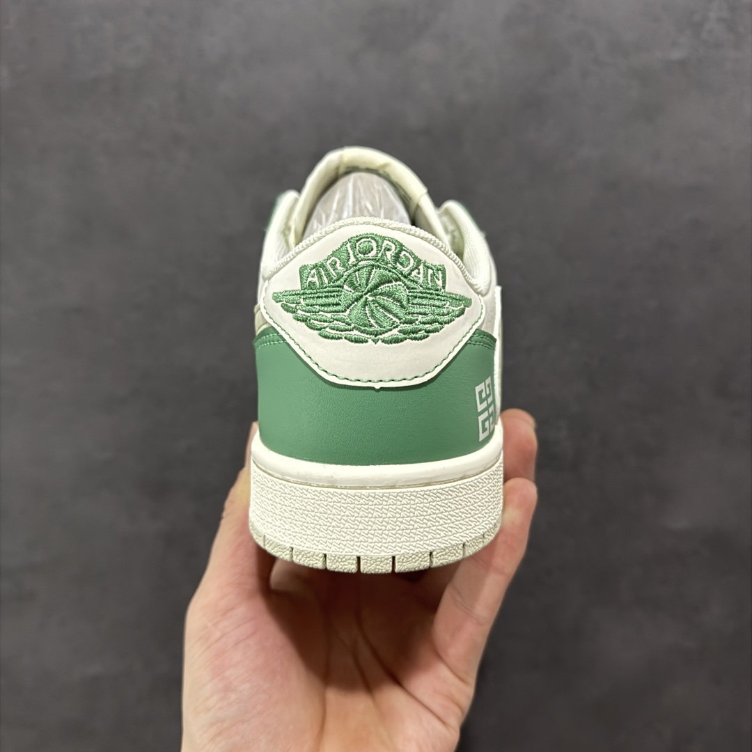  
【定制版】Air Jordan 1 Supreme*纪梵希联名,设计师DIY高端定制 高级绿搭配闪灰