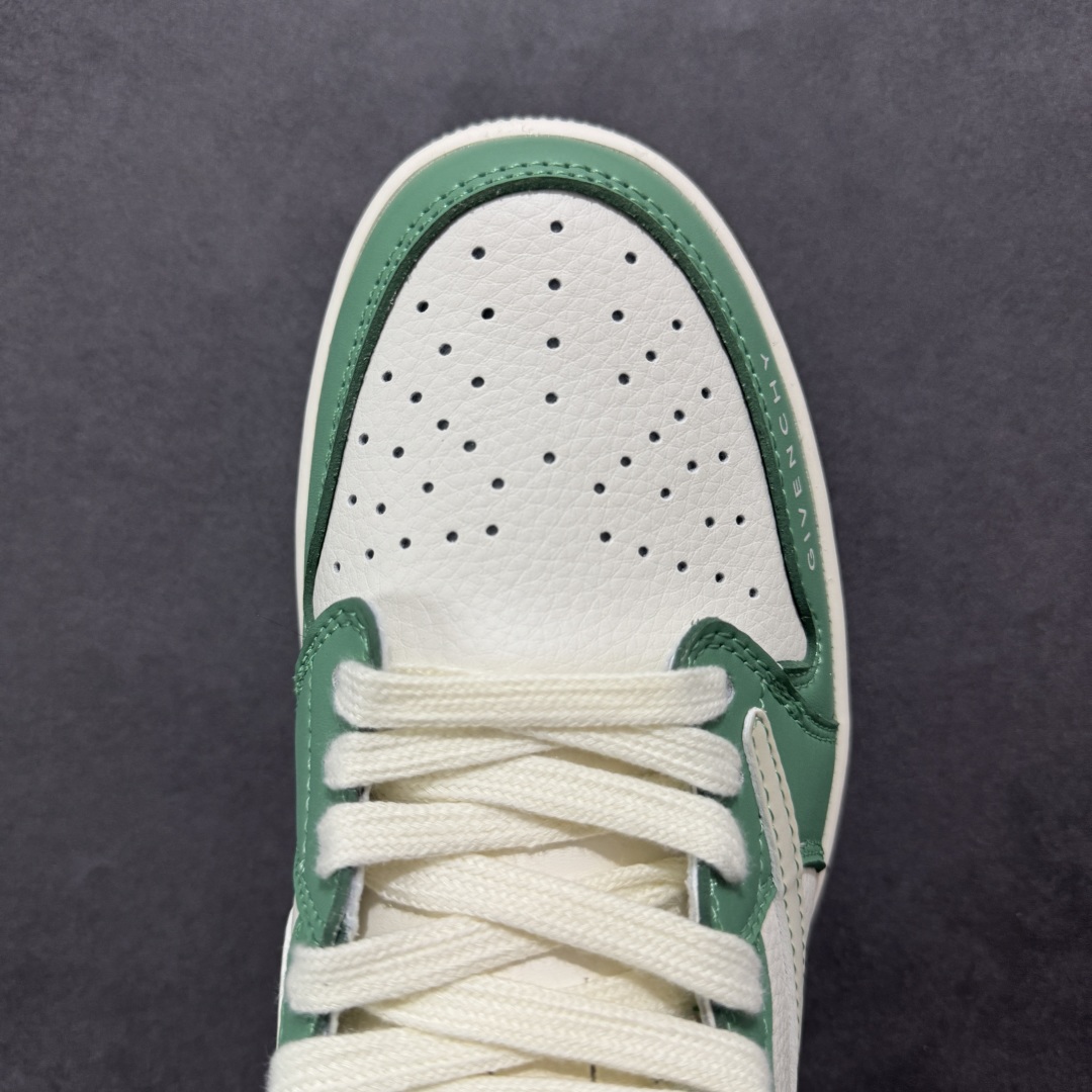 
【定制版】Air Jordan 1 Supreme*纪梵希联名,设计师DIY高端定制 高级绿搭配闪灰