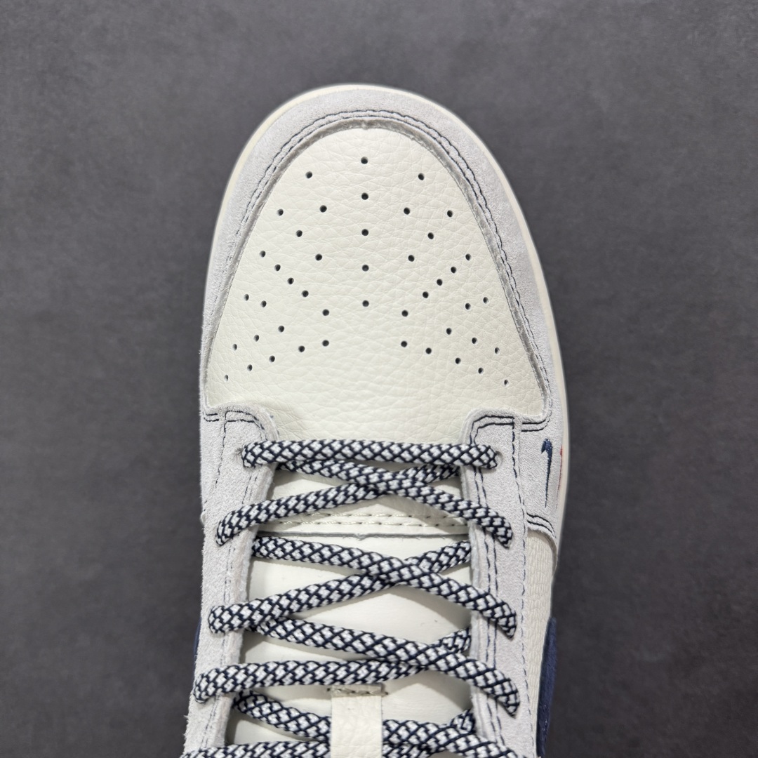  
【定制版】Nike SB Dunk Low 斯图西系列 贴布藏蓝勾 周年高端定制 低帮休闲板鞋 YX
