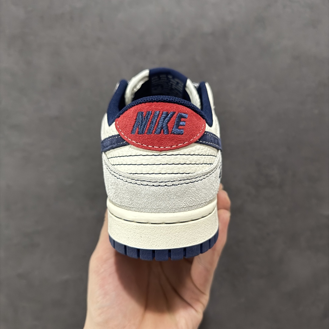  
【定制版】Nike SB Dunk Low 斯图西系列 贴布藏蓝勾 周年高端定制 低帮休闲板鞋 YX