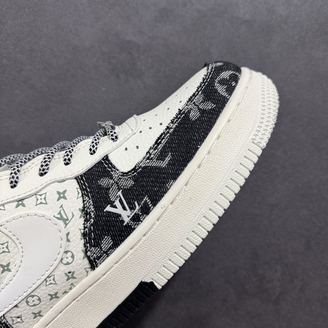  
【定制版】Nike Air Force 1'07 Low LV联名 双拼印花牛仔 空军一号低帮休闲板