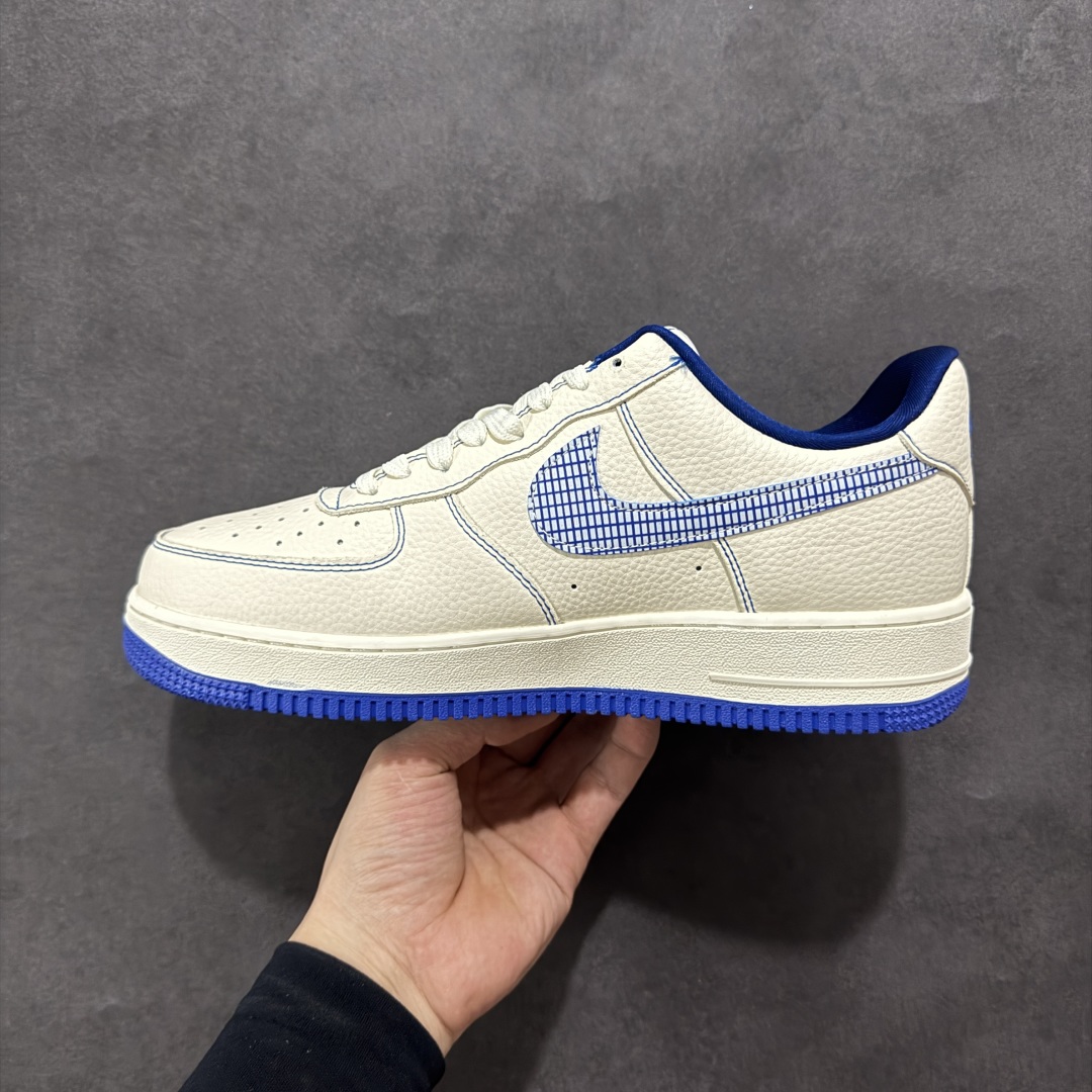  
【定制版】Nike Air Force 1'07 Low 耐克联名 蓝线鬼脸 空军一号低帮休闲板鞋 