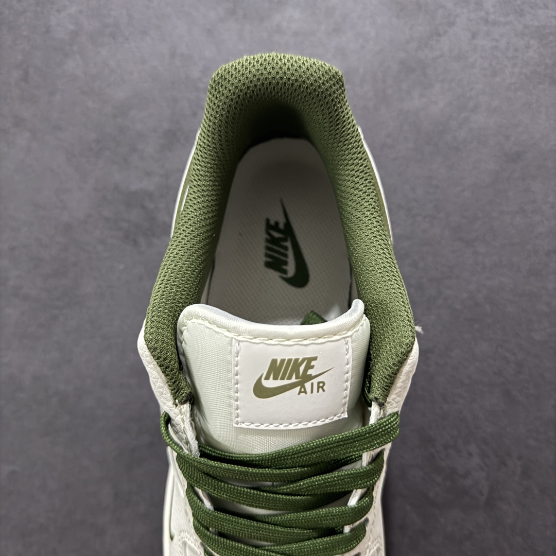  
【定制版】Nike Air Force 1'07 Low Supreme联名 军绿多重勾 空军一号低