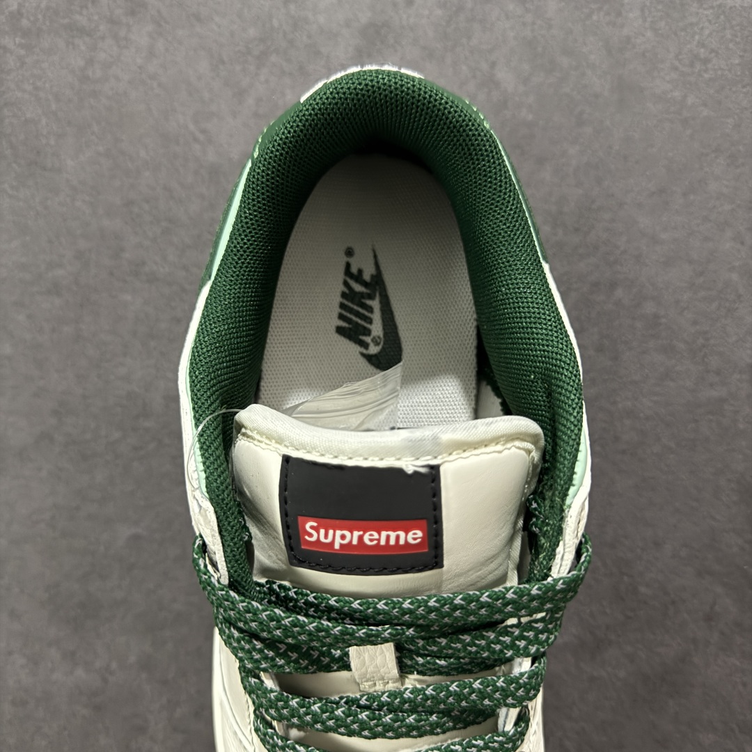  
【定制版】Nike SB Dunk Low Sup系列 米白绿勾 空军一号低帮休闲板鞋 FC1688