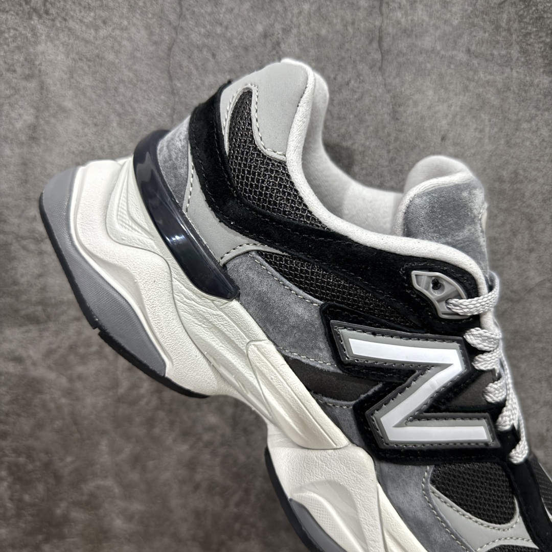 【纯原版】 New Balance NB9060 联名款 复古休闲运动慢跑鞋 黑灰色U9060JBD