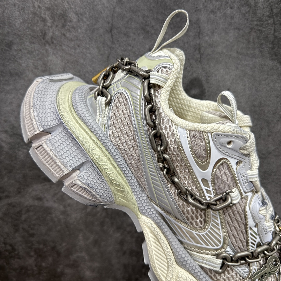 VG零售版BALENCIAGA 3XL Sneakers 巴黎世家十代网布系带低帮走秀复古老爹鞋