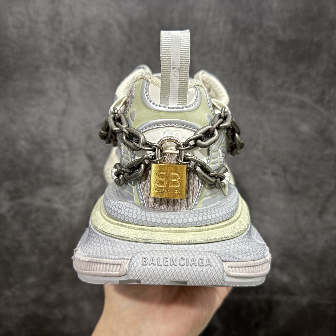 VG零售版BALENCIAGA 3XL Sneakers 巴黎世家十代网布系带低帮走秀复古老爹鞋