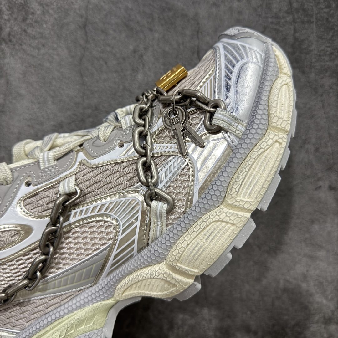 VG零售版BALENCIAGA 3XL Sneakers 巴黎世家十代网布系带低帮走秀复古老爹鞋