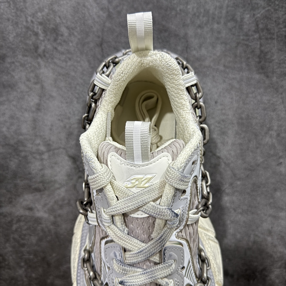VG零售版BALENCIAGA 3XL Sneakers 巴黎世家十代网布系带低帮走秀复古老爹鞋