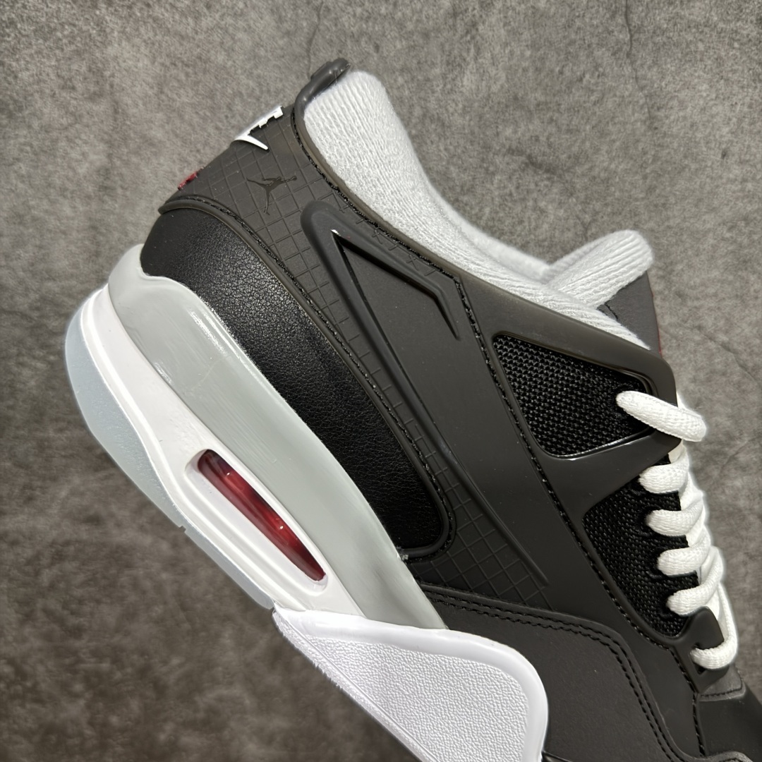 【纯原版】Air Jordan AJ4 RM 重置 重制版低帮复古篮球鞋 黑银反光HV5184-010