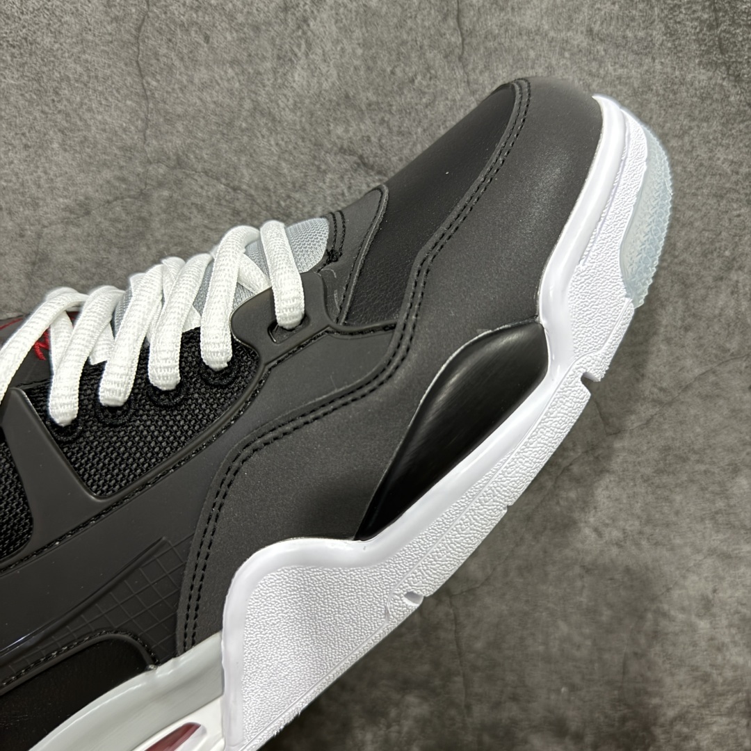 【纯原版】Air Jordan AJ4 RM 重置 重制版低帮复古篮球鞋 黑银反光HV5184-010