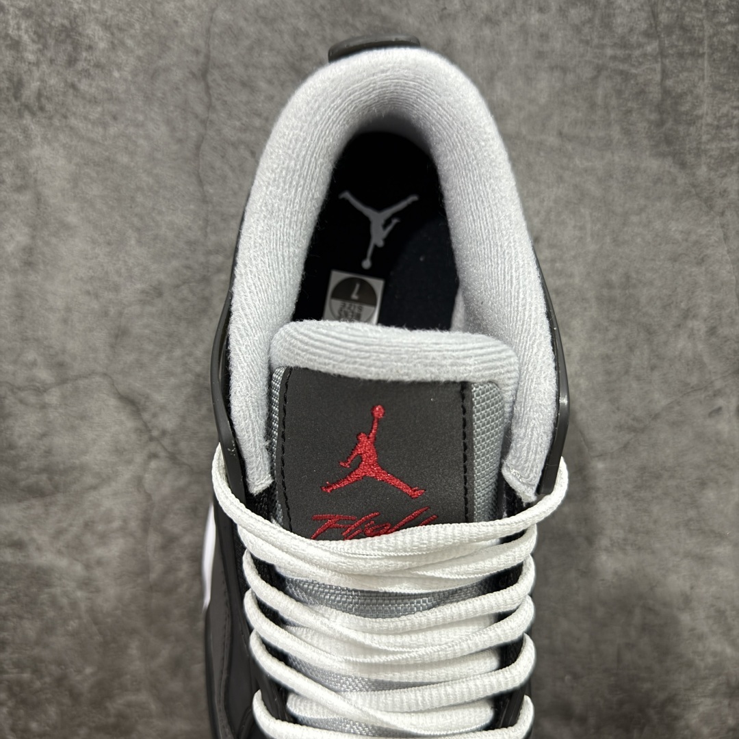 【纯原版】Air Jordan AJ4 RM 重置 重制版低帮复古篮球鞋 黑银反光HV5184-010