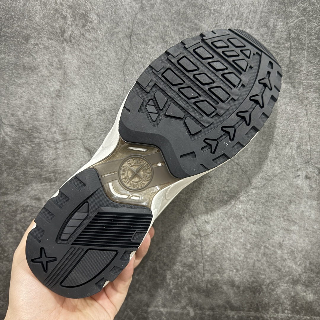  
【K版纯原】Stone Island Grime Panelled 石头岛灰白黑舒适时尚低帮生活休闲