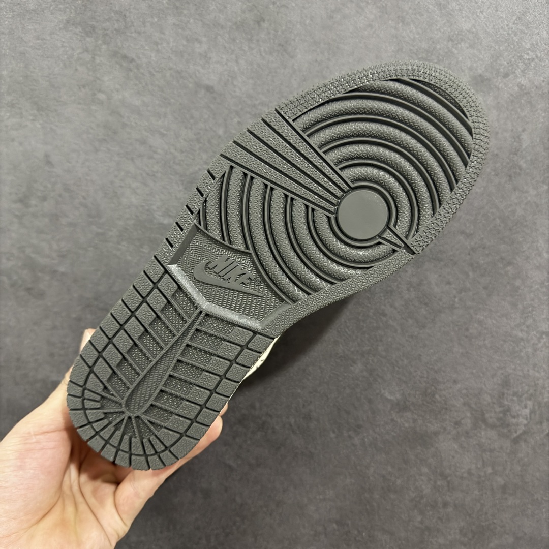 定制版Travis Scott x Fragment Design x Air Jordan 1 Low SP AJ1 迪奥联名 米灰字母勾 低帮文化休闲板鞋 XS2024-039