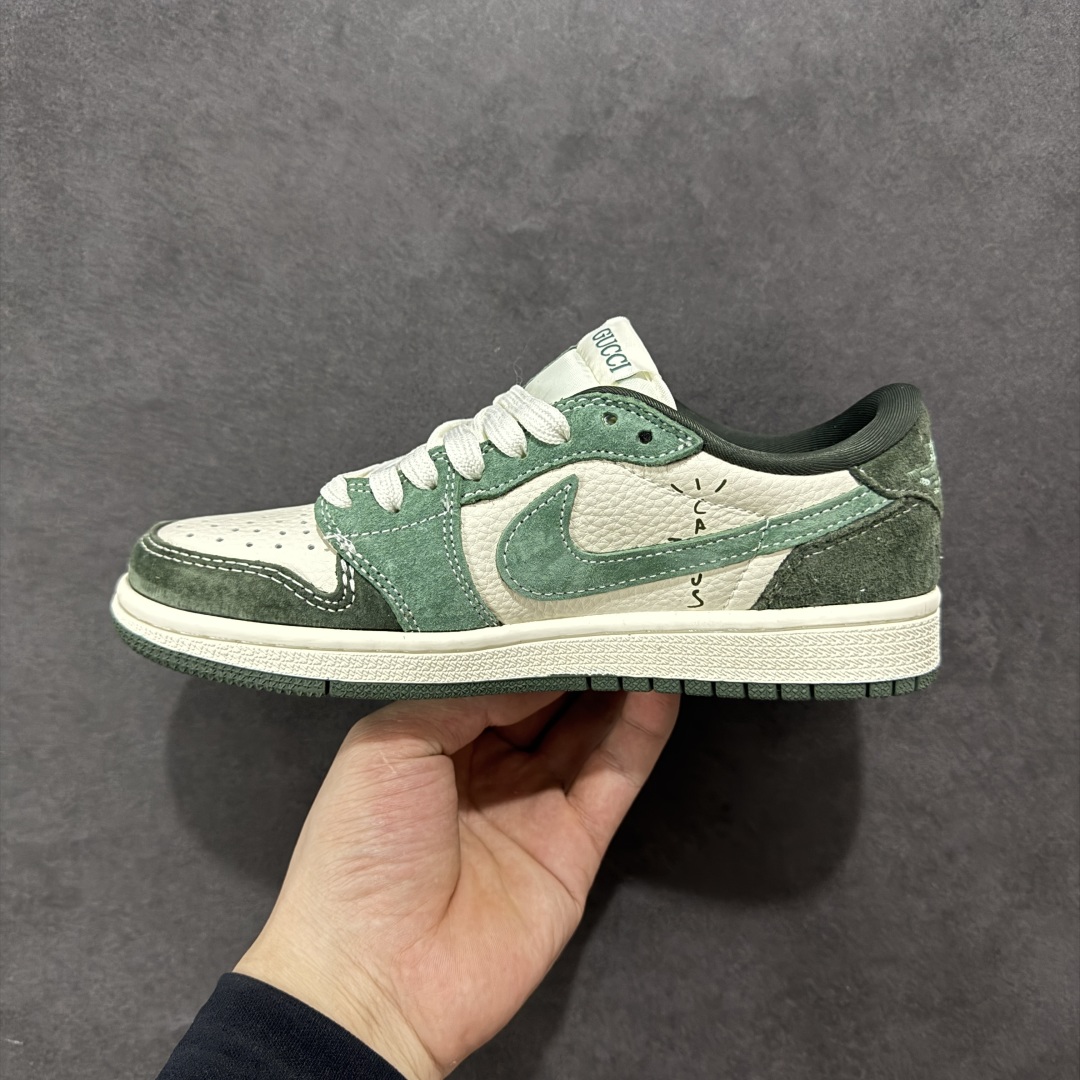定制版Gucci x Air Jordan 1 春绿 XS2024-026