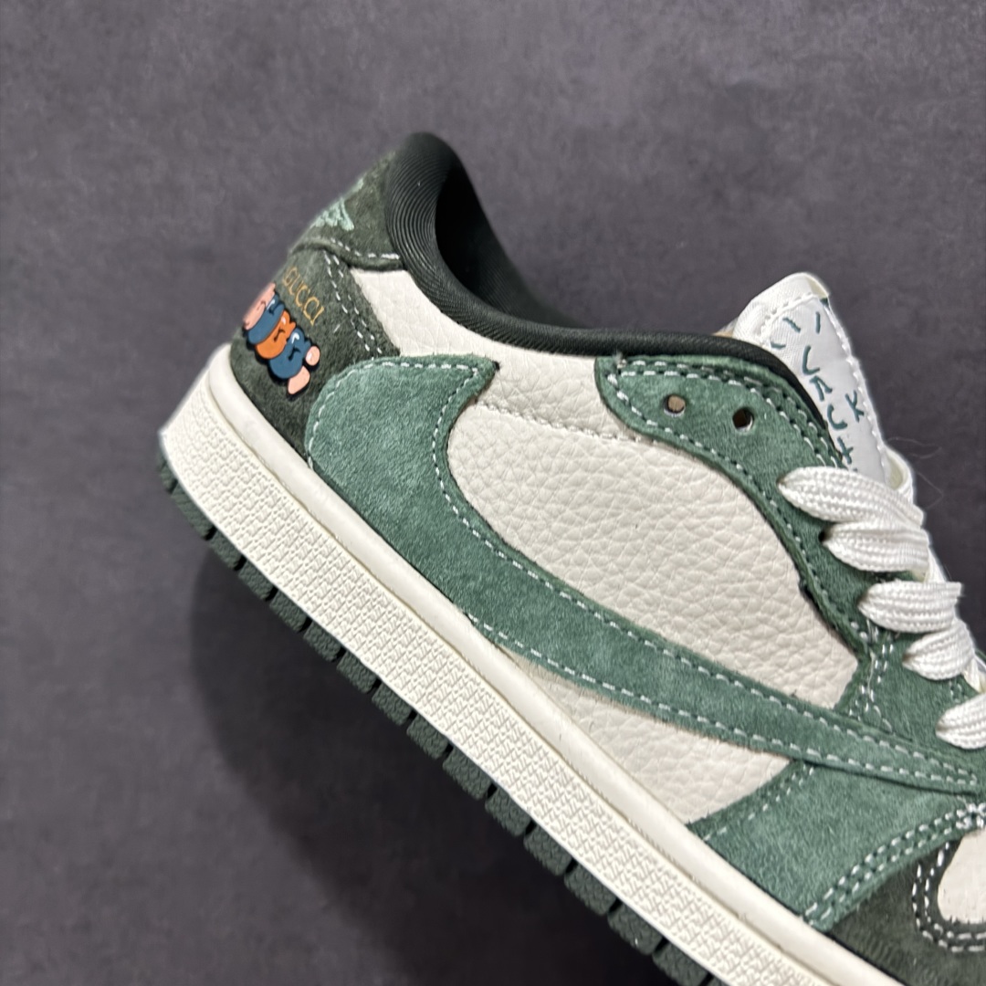 定制版Gucci x Air Jordan 1 春绿 XS2024-026