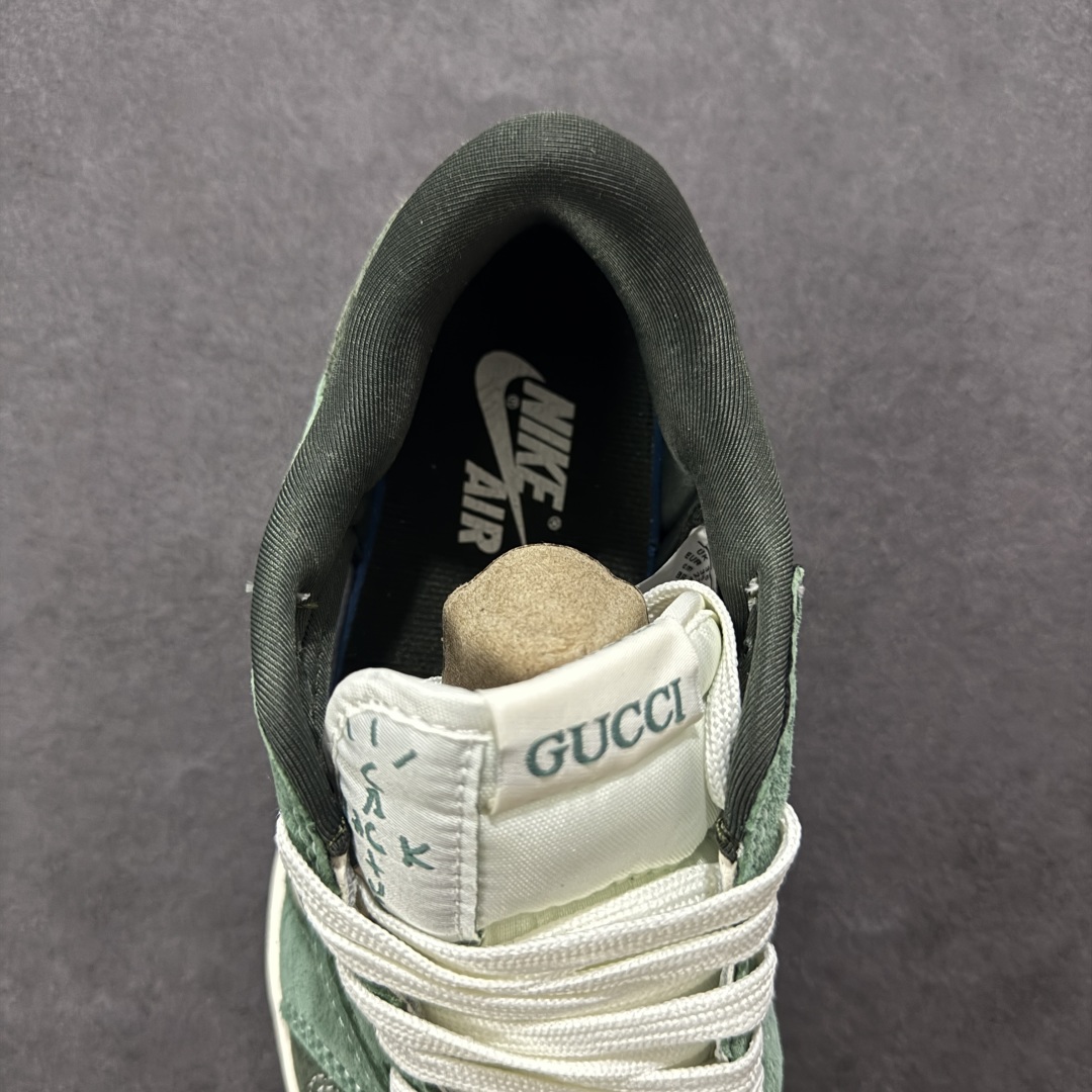 定制版Gucci x Air Jordan 1 春绿 XS2024-026