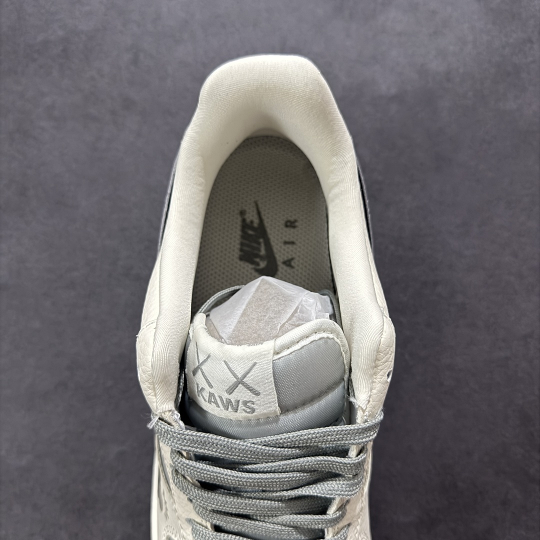 定制版Nike Air Force 1'07 Low Kaws联名 米灰暴力熊 空军一号低帮休闲板鞋 KK1988-078