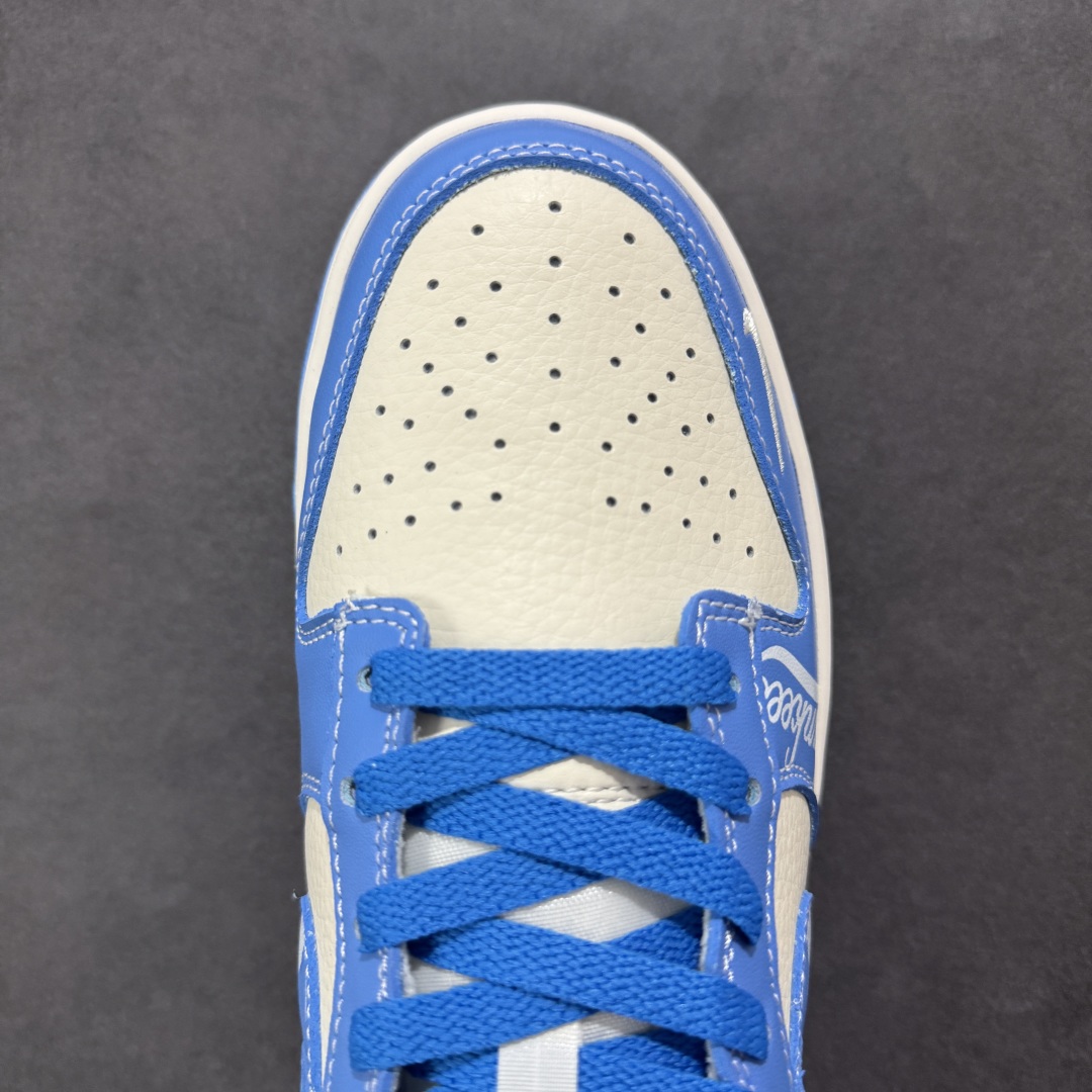  
【定制版】Nike SB Dunk Low MLB 蓝白蓝勾 周年高端定制 低帮休闲板鞋 KK133